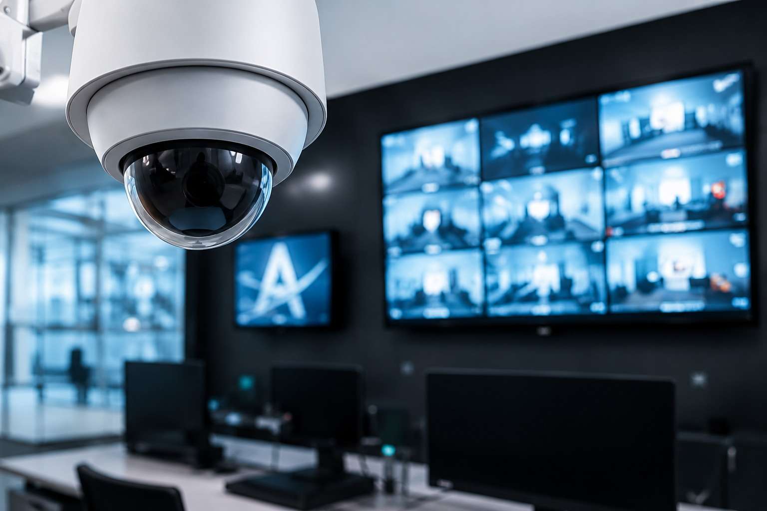 CCTV security camera installation